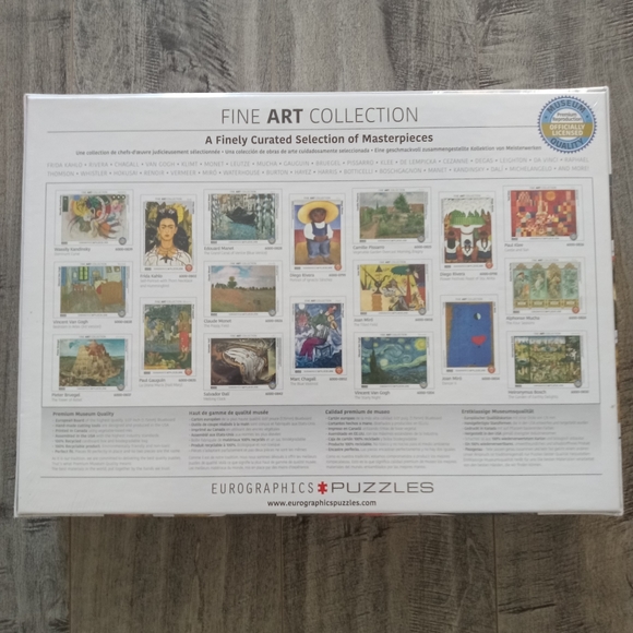 Eurographics 6000-5308 Van Gogh Selfies by Vincent Van Gogh 1000-Piece Puzzle - Picture 4 of 4